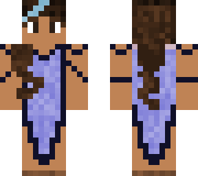 blue and dark blue dress