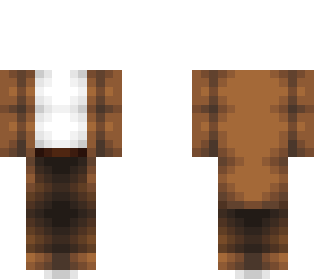 ob - leather coat w/ shirt & brown jeans