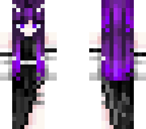 goth purple hair elf (edited}