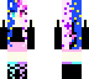 minecraft fan girl black outfit