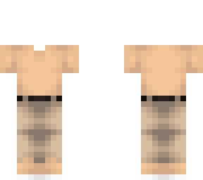 ob - casual tan t w/ khaki pants & belt
