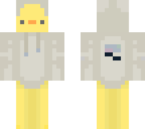 duck with a hoodie