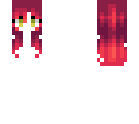 female hb - short raspberry fade