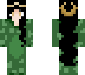 moon goddess in green cow onesie