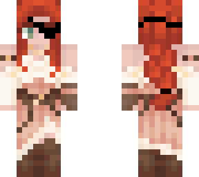pirate with eyepatch and bangs