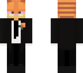 so its garfield but like in my suit and also hes high