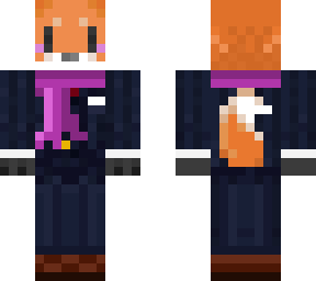 winter scarf fox