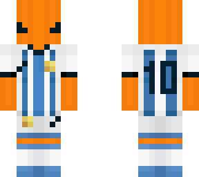 calabaza con conjunto de la seleccion argentina