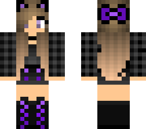 cute girl purple version