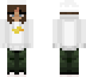 duck hoodie girl with beanie