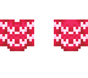ob - valentine pink & white sweater w/ hearts