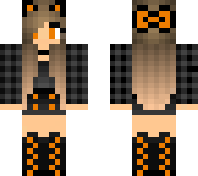 orange gamer girl