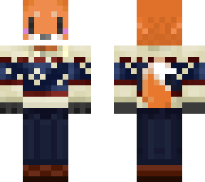 christmas sweater fox