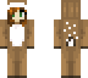 deer onsie (short dyed hair)