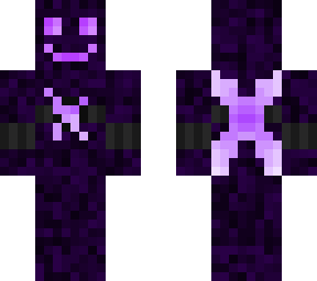 purple man with blades and wings