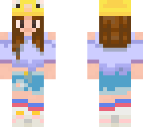skin con pappagallo sulla testa