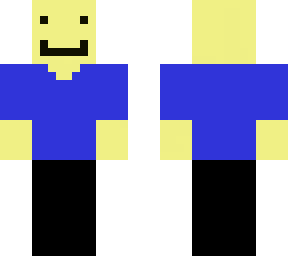 smiley man blue t