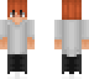 grey shirt ginger