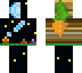 beautiful night + keep growing pixel art