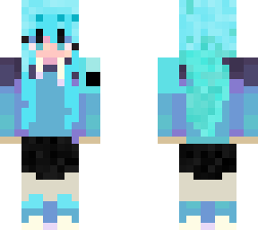 blue girl