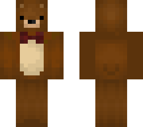 brown bear with bowtie