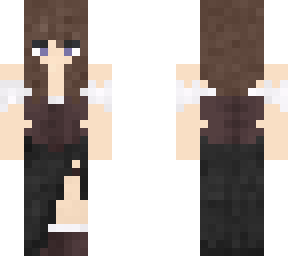 elimorwolf04 medieval girl black dress
