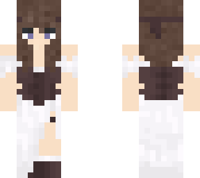 elimorwolf04 medieval white dress girl viking