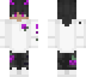 purple horns | Minecraft Skins