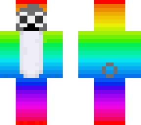 raimbow minecraft skin