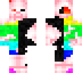rainbow pink/dark pink