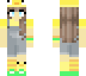 spring duck girl