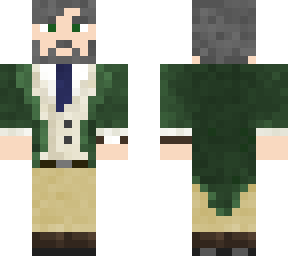 old man green suit