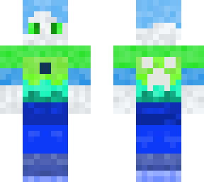 only green blue and withe