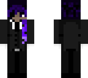 purple/magenta kaeya in suit
