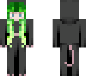 rat girl green hair