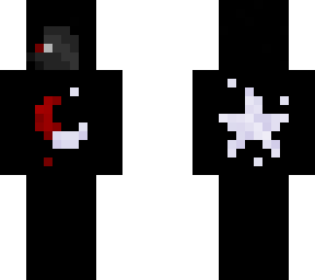 red and white moon