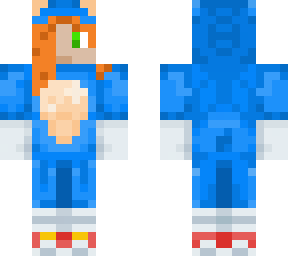 sonic onesie/with a girl in it