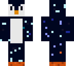 space penguin (with christmas hat)