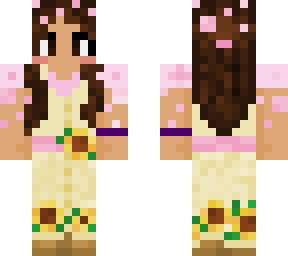 sunflower + cherry blossom