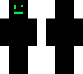 black and green