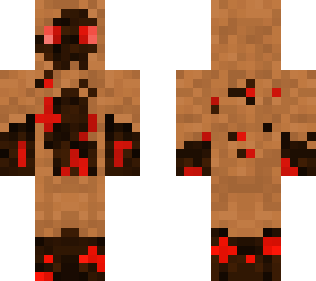 the demon of brown red and black