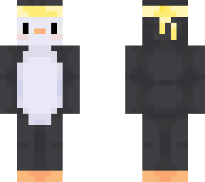blushing penguin ninja banana yellow