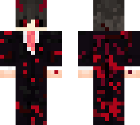 demon with suit