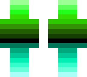green-blue skin