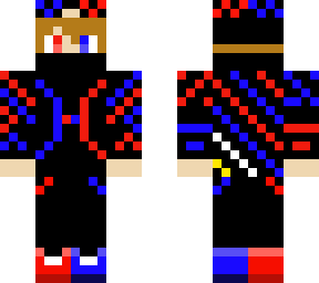 skin heyyqal red and blue