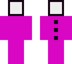 white cube purple in suit