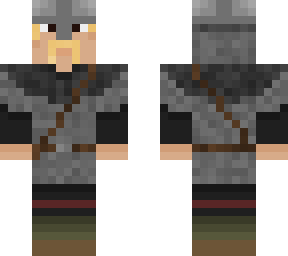 d&d human fighter w/ helmet