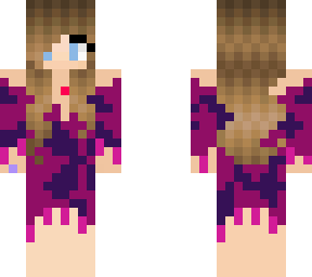 magenta & purple scarf