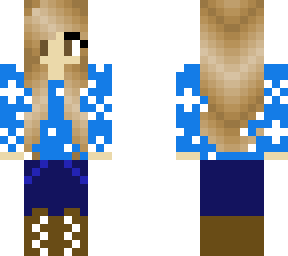 blue snowflake with brown boots