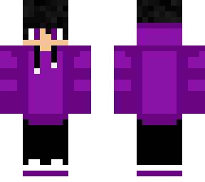 purple styled boy!